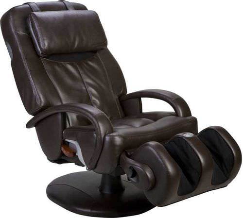 Массажное кресло с опорой для ступней - THERMOSTRETCH® HT-7120 - Human Touch - с подголовником