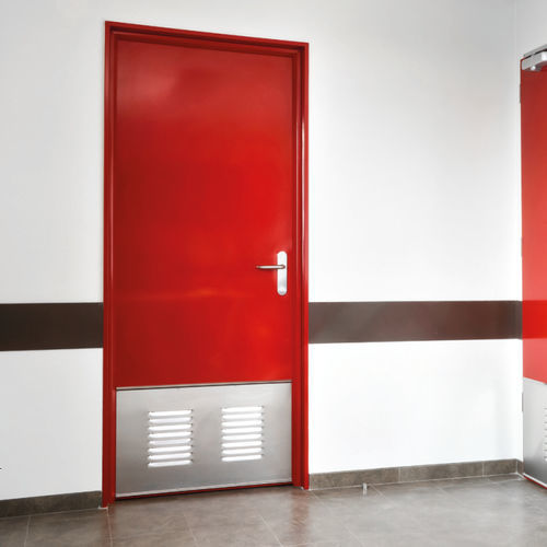 Служебная дверь - OFFICE - Andreu Barberá, S.L. - из нержавеющей стали / из гальванизированной стали / из стального листа