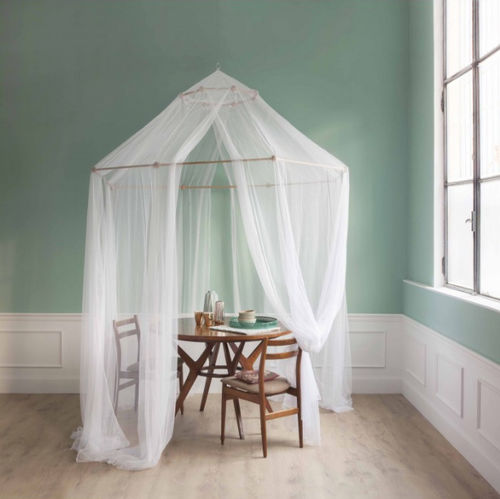 Противомоскитная сетка со створкой - NUCCIA OCTAGONAL MOSQUITO NET - FOUR OPENINGS - Grigolite - для столовых