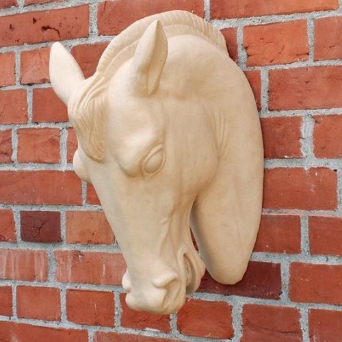Скульптура из терракоты - HORSE HEAD - GOLEM Baukeramik - для наружного применения / настенная / настенная