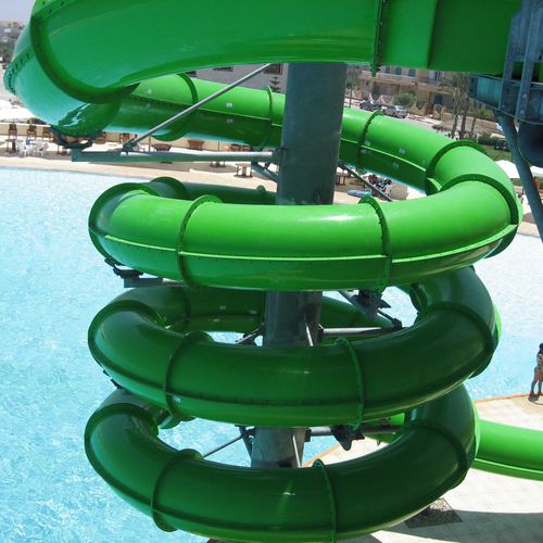 Поворотная горка - TUNNEL BODY - Polin Waterparks - для аквапарков / трубчатая