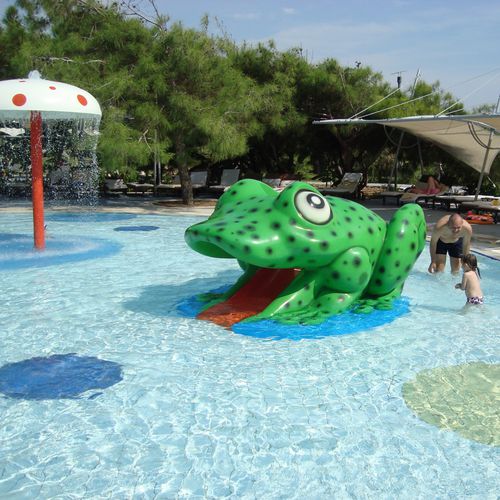 Прямая горка - FROG - Polin Waterparks - для аквапарков