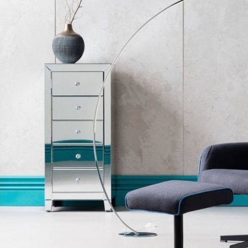Современный шифоньер - LUXURY 5 - KARE Design - из лакированной МДФ / из стекла / белый