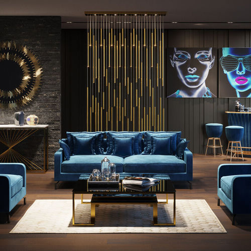 Подвесная лампа - LIVING VEGAS - KARE Design - из нержавеющей стали / из стали, покрытой порошком / современная
