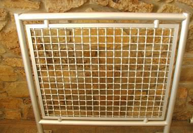 Ограждение из нержавеющей стали - CLIP RAIL - TUTTLE RAILING - из алюминия / решетчатое / для интерьера