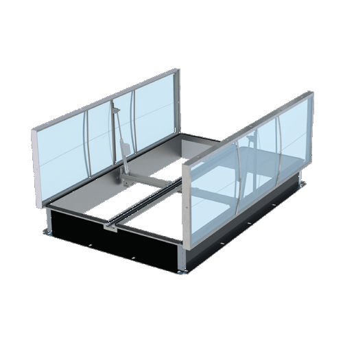 Металлический люк для дымоудаления - BLUESTEEL THERM DV ELEC - Adexsi - из поликарбоната / система тепло- и дымоудаления / для кровли
