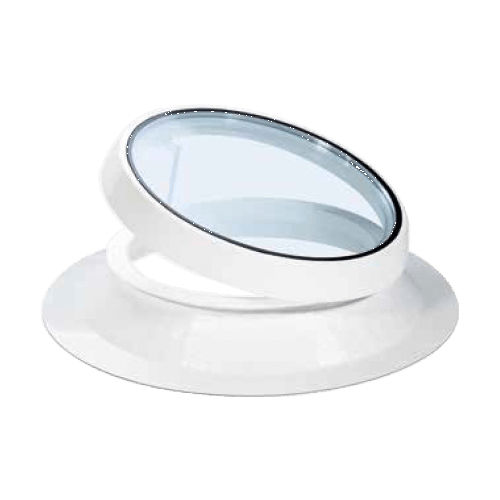 Фонарь для кровли - SLICK INSIDE ROND - Adexsi - для вентиляции / с петельным крюком / из стекла