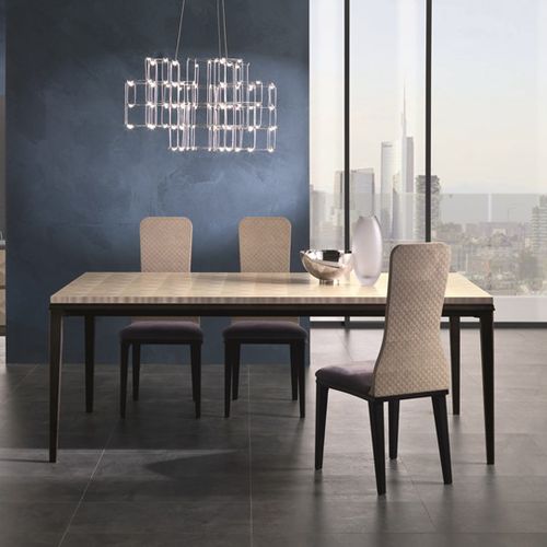 Современный стол - TA66 SQUARE - CARPANELLI - из дерева / прямоугольный