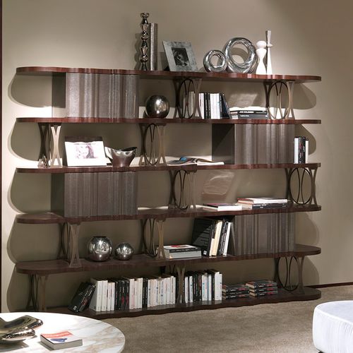 Высокий стеллаж - LB32+4 EL27+11 EL24 MISTRAL - CARPANELLI - современный / из дерева / коричневый