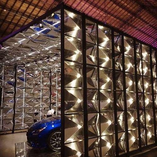 Декоративная панель для подвесных потолков - RICEFOLD™ - Miniwiz S.E.D. Co. Ltd. - настенная / из переработанного материала / светодиод