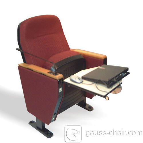 Современный стул для аудитории - HTC-999-MIC - Gauss Furniture - для интерьера / из полипропилена / с основанием из стали