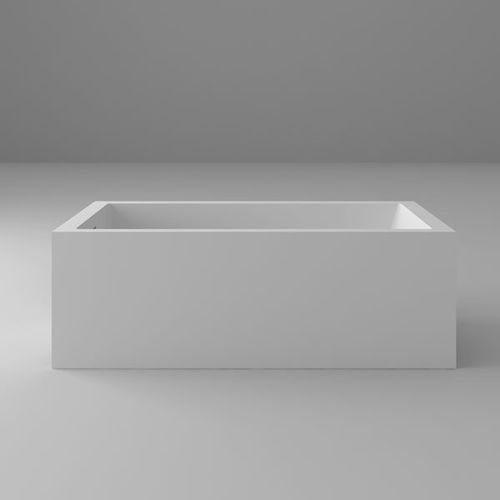 Островная ванна - BT0110L - Blu Bathworks - встроенная / для жилых зданий / из композита