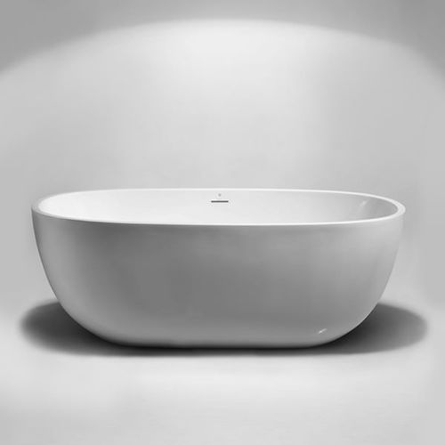 Овальная ванна - BT8006B15 - Blu Bathworks - островная / для жилых зданий / из акрила
