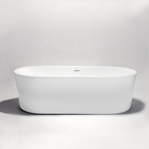Овальная ванна - BT8002B16 - Blu Bathworks - островная / для жилых зданий / из акрила