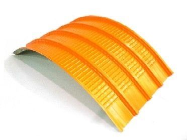 Ребристое листовое железо - INCO 44.4 CURVED - INCOPERFIL - изогнутое / из стали