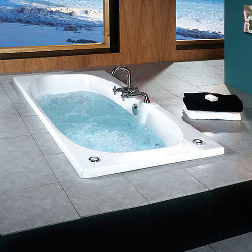 Ванна из акрила - ROMA - Awal Bathsystem - гидромассажная / белая
