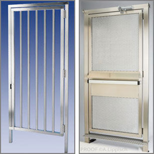 Створчатое ворота - HT-336 ADA - Hayward Turnstiles, Inc. - из нержавеющей стали / решетчатое / механизированное