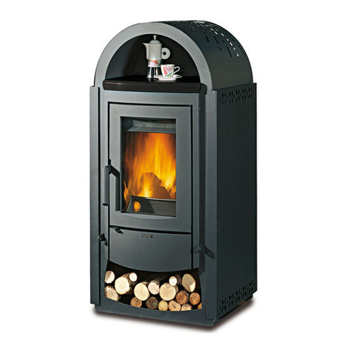 Печь-камин на дровах - NORVEGIA NEW BII - La Nordica-Extraflame - 10 кВ...20 кВ / современная / из стали