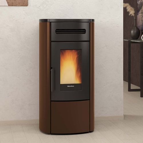Печь-камин на пеллетах - GUENDA IDRO - La Nordica-Extraflame - 10 кВ...20 кВ / напольная / современная