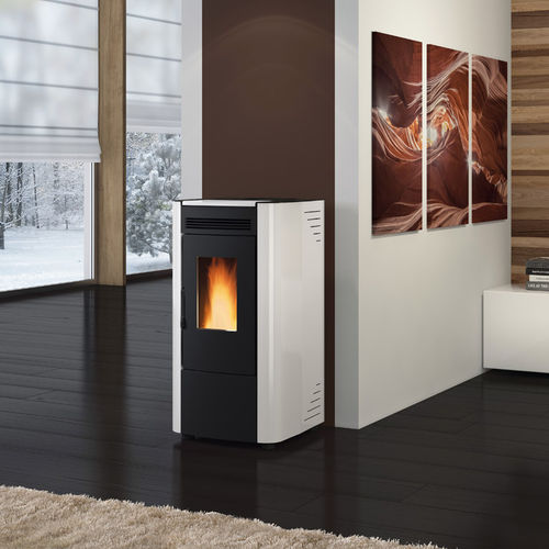 Печь-камин на пеллетах - KETTY - La Nordica-Extraflame - 0-5 кВ / 5 кВ...10 кВ / современная