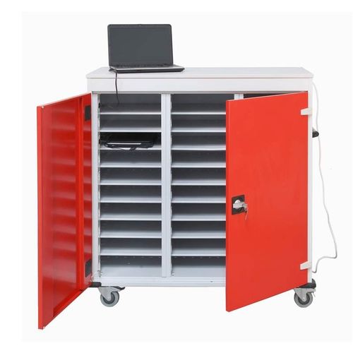 Мобильный шкаф для хранения - SERV/INF/ELEC/10C - Caray collectivites - на колесиках / для безопасности / компьютерный