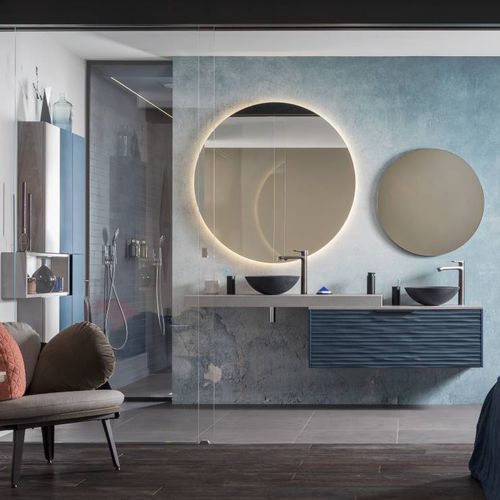 Современная ванная комната - BOUDOIR ET MIROIRS - PERENE - из стекла / из камня