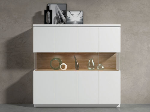 Высокий буфет - ROMA : 3544 - Baixmoduls - современный / из дерева / из лакированной древесины