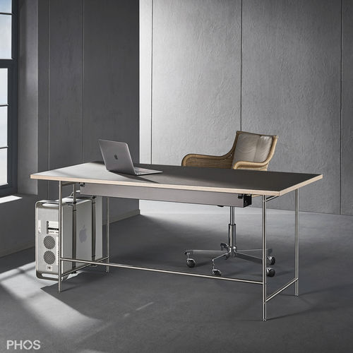 Напольный рабочий стол - KATI-S1-L4178 - PHOS Design GmbH - минималистский / из линолеума / прямой