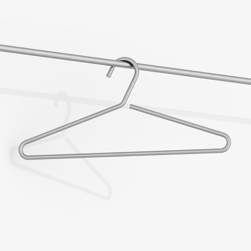 Плечики из матового алюминия - KB2 - PHOS Design GmbH
