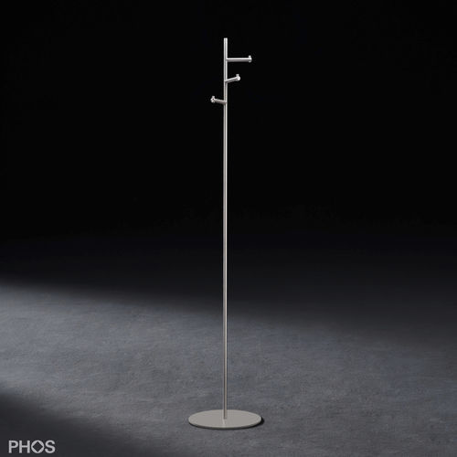 Вешалка для верхней одежды на ножке - GSTH3S - PHOS Design GmbH - современная / из стали, покрытой порошком / из матовой нержавеющей стали