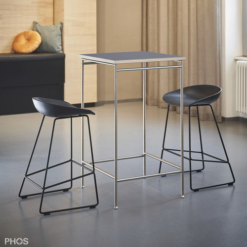 Современный высокий стол для еды стоя - KATI-T1 - PHOS Design GmbH - из дерева / из меламина / из линолеума