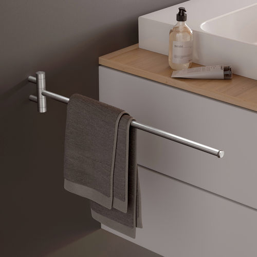 Вешалка для полотенец с держателями - GHH1 - PHOS Design GmbH - настенная / из полированной нержавеющей стали / из матовой нержавеющей стали