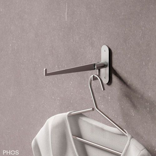 Современный крючок - KH - PHOS Design GmbH - из матовой нержавеющей стали / из полированной нержавеющей стали / индивидуальный