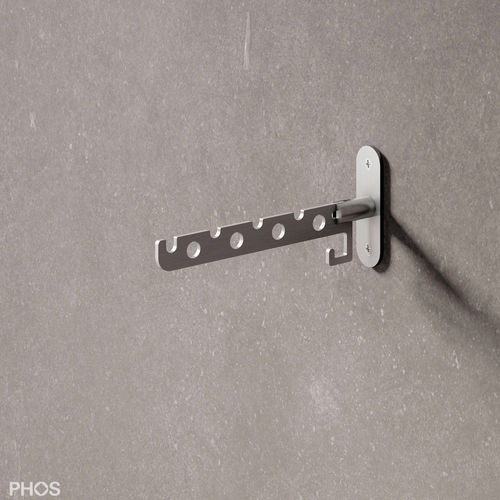 Современный крючок - KL1 - PHOS Design GmbH - из матовой нержавеющей стали / из полированной нержавеющей стали / индивидуальный