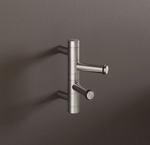 Современный крючок - GH2-O - PHOS Design GmbH - из матовой нержавеющей стали / из полированной нержавеющей стали / двойной