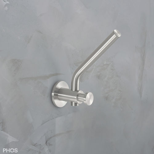 Крючок минималистский дизайн - PHOS Design GmbH - из матовой нержавеющей стали / мульти / для гардероба