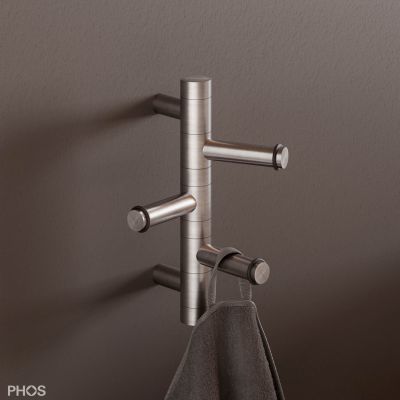 Современный крючок - GH2-O - PHOS Design GmbH - из матовой нержавеющей стали / из полированной нержавеющей стали / двойной