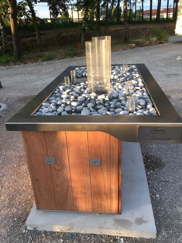 Игровой стол для детей для улицы - TABLE SENSORIELLE AVEC D&Eacute;PORT FAUTEUIL ROULANT - Espace d'eau France - уникальный дизайн / для бытового использования