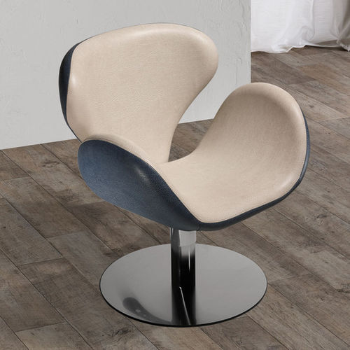 Современное парикмахерское кресло - TULIP - Salon Ambience - из искусственной кожи / из стали / из хромированного металла