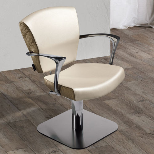 Парикмахерское кресло из искусственной кожи - MAYA - Salon Ambience - из хромированной стали / из алюминия / обитое