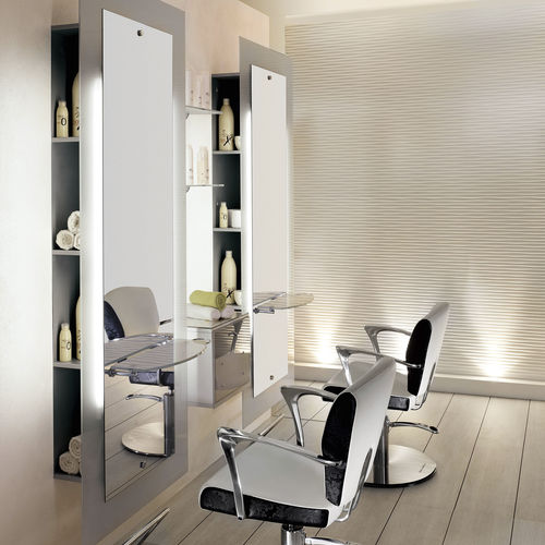 Зеркало для парикмахерской - LYON - Salon Ambience - настенное / для салона красоты / современное