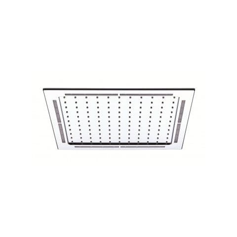 Встраиваемая лейка для душа в потолок - RAINLIGHT QUADRO 300 KIT - Nikles - квадратная / со встроенным освещением