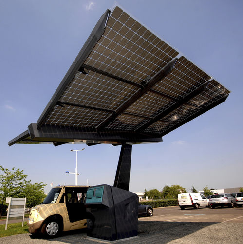 Станция подзарядки для электромобиля - PHOTOVOLTAIC CANOPY - Via Composites - на солнечной батарее