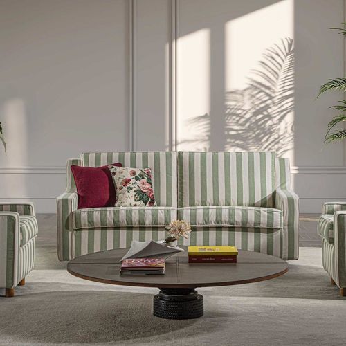 Стилизованный диван - BRISTOL - Divani Santambrogio - из ткани / из фанеры / из цельной древесины