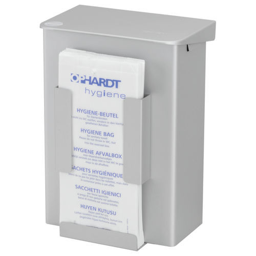 Гигиенический мусорный контейнер - AB 6 HB 1 A - OPHARDT Hygiene-Technik GmbH - настенный / из алюминия / с диспенсером пакетов