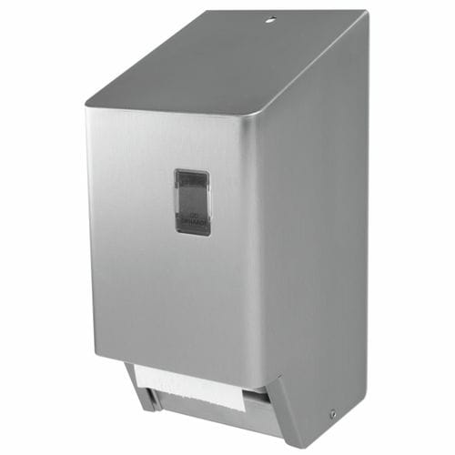 Настенный держатель для туалетной бумаги - TRU 2-2 E ST - OPHARDT Hygiene-Technik GmbH - из нержавеющей стали / для двух рулонов / для профессионального использования