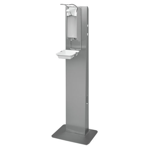 Напольный диспенсер для дезинфицирующего средства - E ST IMP T A 24/SH T - OPHARDT Hygiene-Technik GmbH - с ручным управлением / из нержавеющей стали / для профессионального использования
