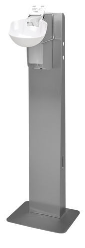 Напольный диспенсер для дезинфицирующего средства - E ST IMP T Touchless SH 5 - OPHARDT Hygiene-Technik GmbH - бесконтактный / из нержавеющей стали / для профессионального использования