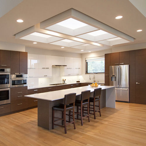 Современная кухня - CIRRUS - AYA kitchens - из дуба / из экзотических пород дерева / островного типа