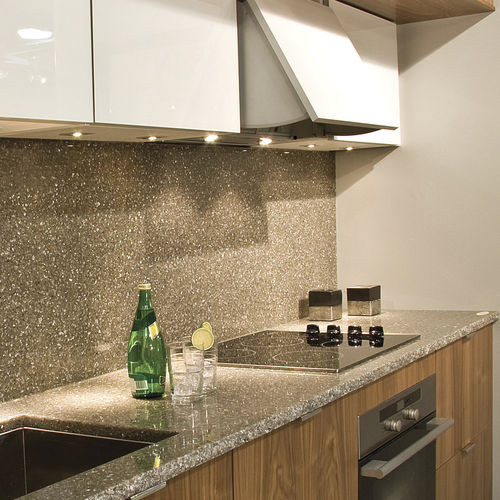 Рабочая поверхность из Corian® - AYA kitchens - для кухни / с круглым краем / по индивидуальному заказу